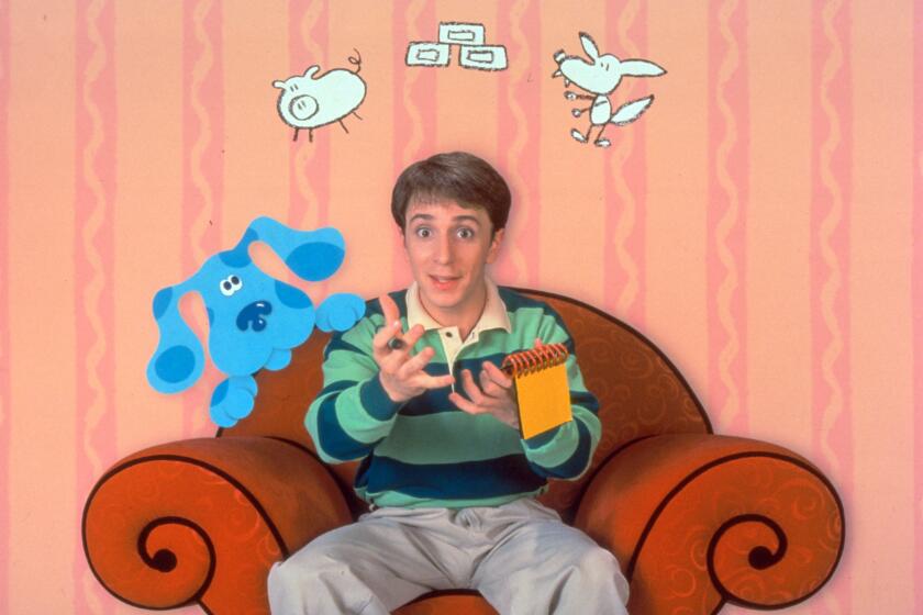 Steven Burns in Nickelodeon's original "Blue's Clues" which aired from 1996 to 2002.