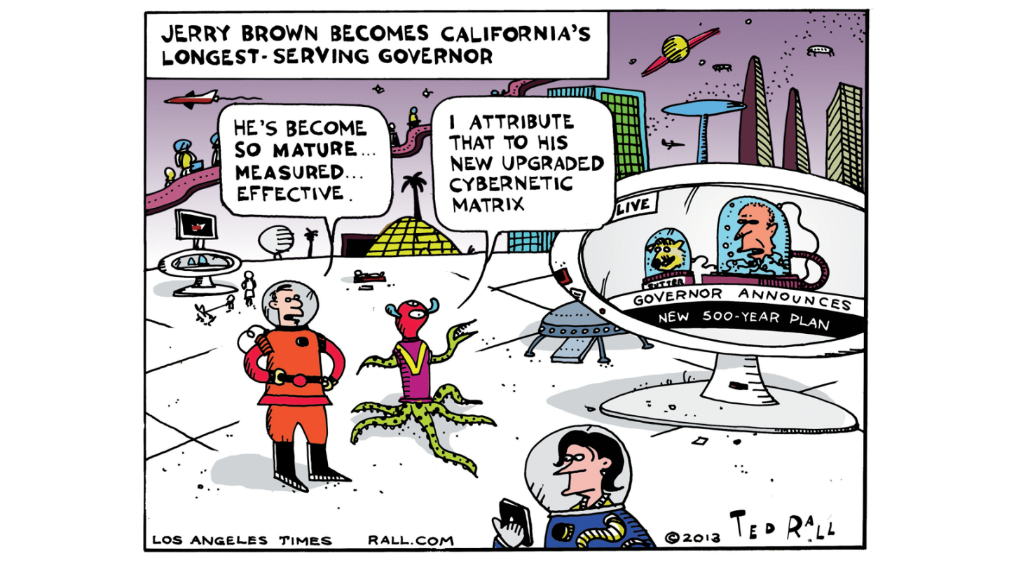 Gov. Jerry Brown, California's longest-serving governor