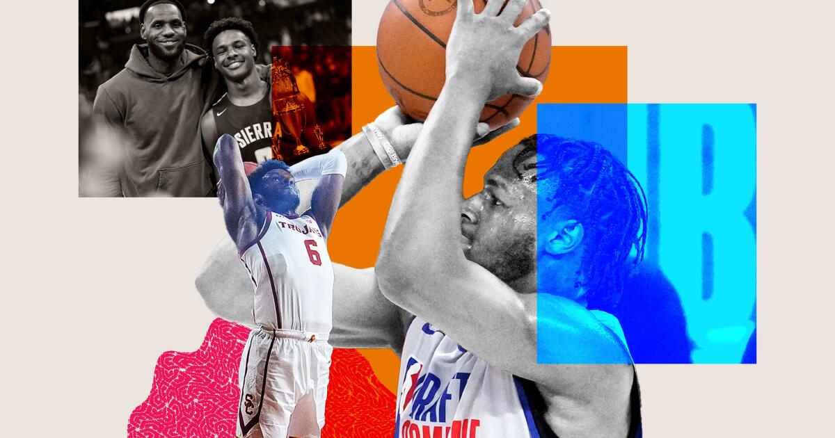 Wie Bronny James‘ NBA-Traum durch seinen berühmten Vater kompliziert wird