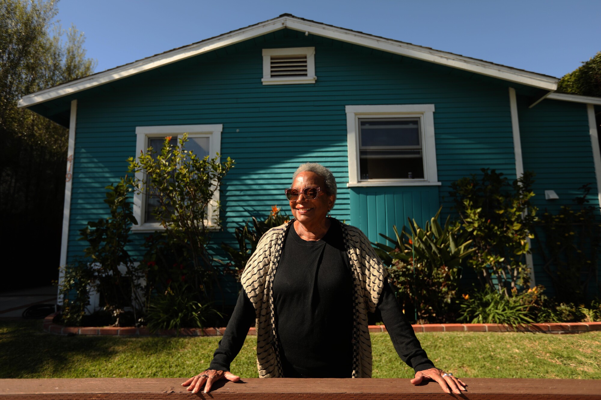 Cristyne Lawson, 85, near her home in Santa Monica, where she was raised.
