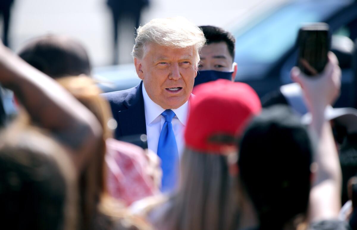 Around Town: Street closures announced for Trump's Newport Beach visit ...