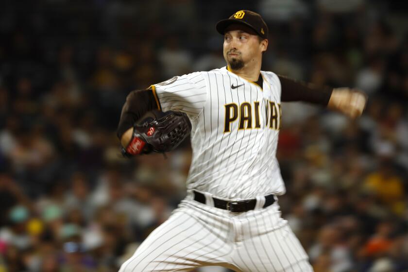 San Diego, CA, September 19, 2023: San Diego Padres pitcher Blake Snell throws against the Colorado Rockies at Petco Park on Tuesday, September 19, 2023. (K.C. Alfred / The San Diego Union-Tribune)