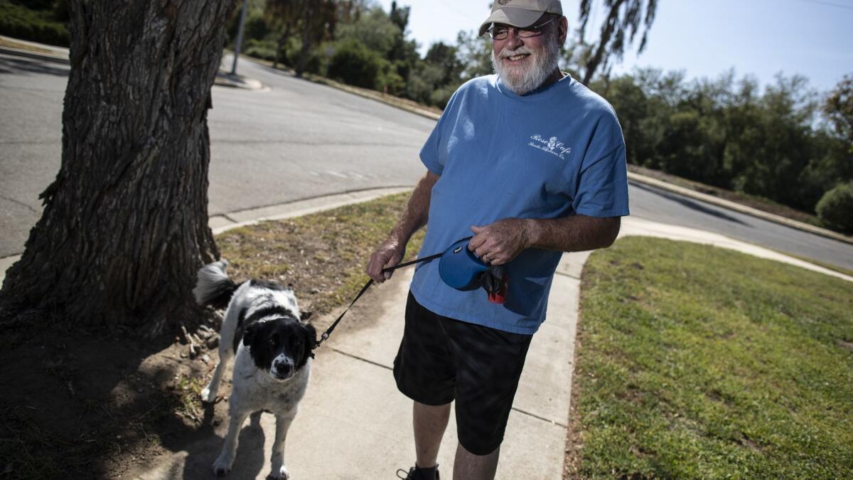 Mac Sanborn, 68, lives in the Goleta neighborhood where the Golden State Killer struck nearly 40 years ago.