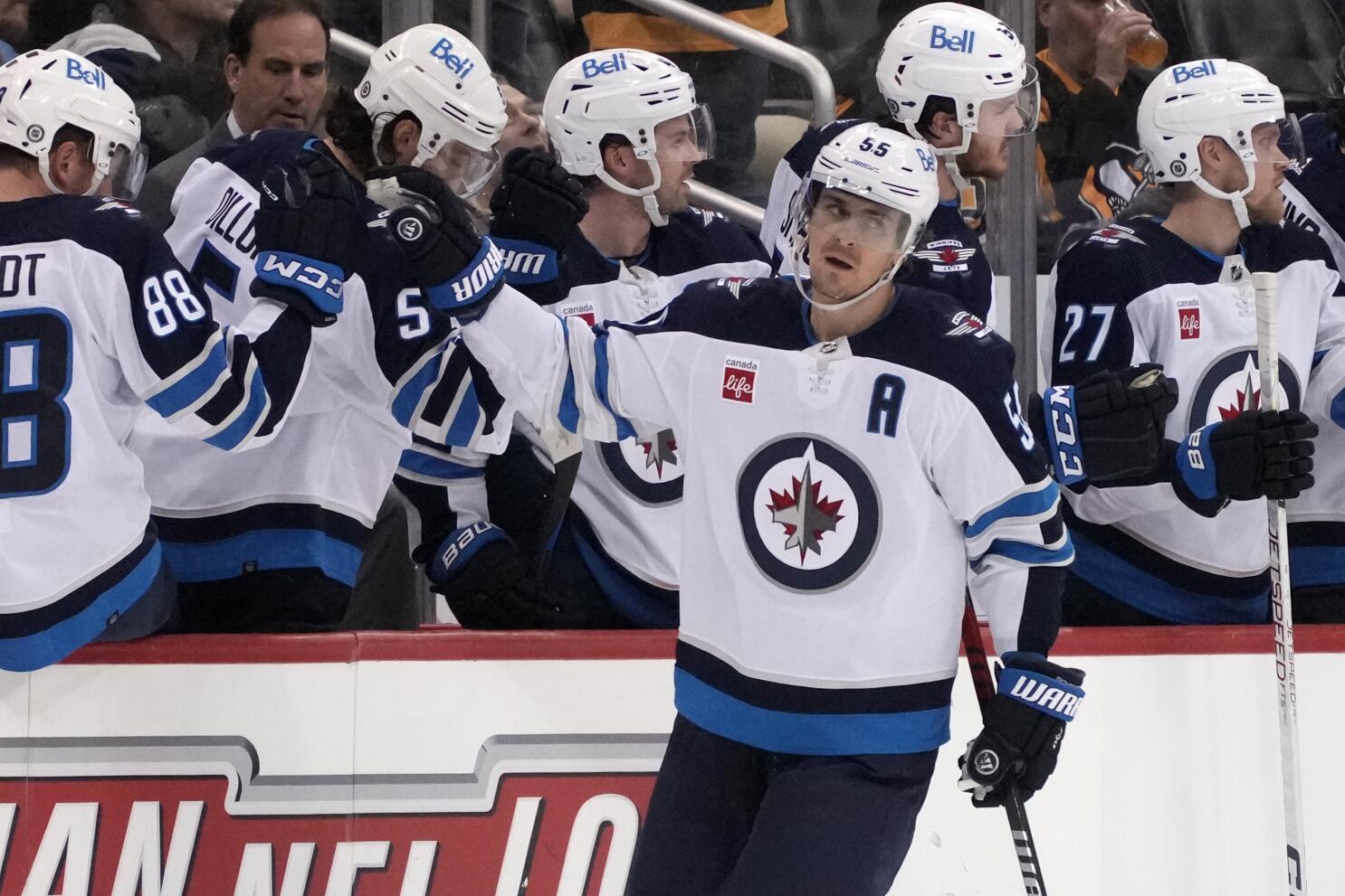 Scheifele scores twice as Jets race by Penguins 4-1 - The San Diego  Union-Tribune