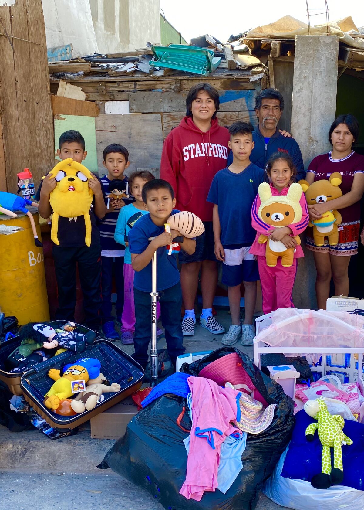 Danny An donated to the Ruiz family in Tijuana in early March.