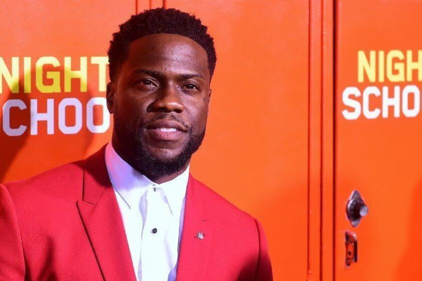 (FILES) In this file photo taken on September 24, 2018 actor Kevin Hart arrives for the premiere of 'Night School' in Los Angeles, California. - US comedian and actor Kevin Hart abruptly withdrew from hosting the Oscars on December 6, 2018, amid flack for past homophobic and anti-gay tweets. Two days after announcing he had landed what he called a dream gig, Hart said that the Academy of Motion Picture Arts and Sciences had told him to choose between apologizing for the tweets or losing the job. Hart said the tweets were from nearly a decade ago and that he has matured since then. (Photo by Frederic J. BROWN / AFP)FREDERIC J. BROWN/AFP/Getty Images ** OUTS - ELSENT, FPG, CM - OUTS * NM, PH, VA if sourced by CT, LA or MoD **