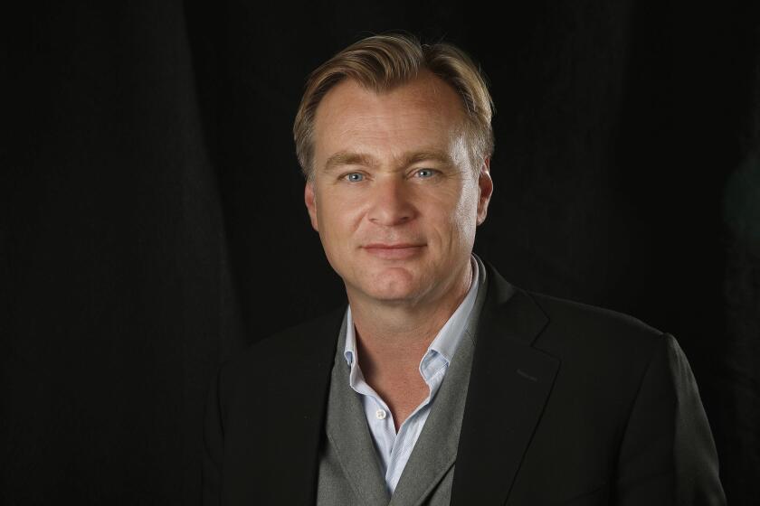 "Dunkirk" director Christopher Nolan is photographed at his offices at Warner Bros. Studios, in November 2017.