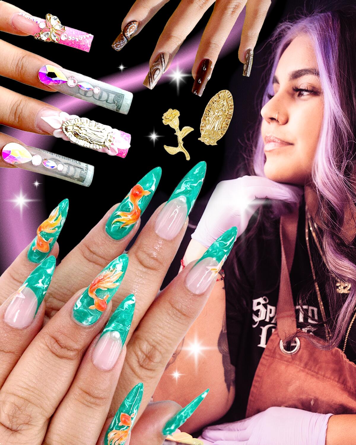 Latinidad is inspiring these nail artists' intricate designs