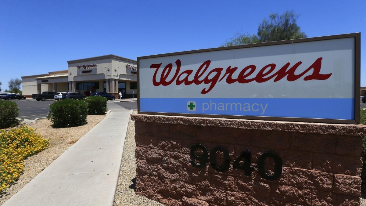 The Walgreens in Peoria, Ariz., where a woman says she was refused service by a pharmacist.