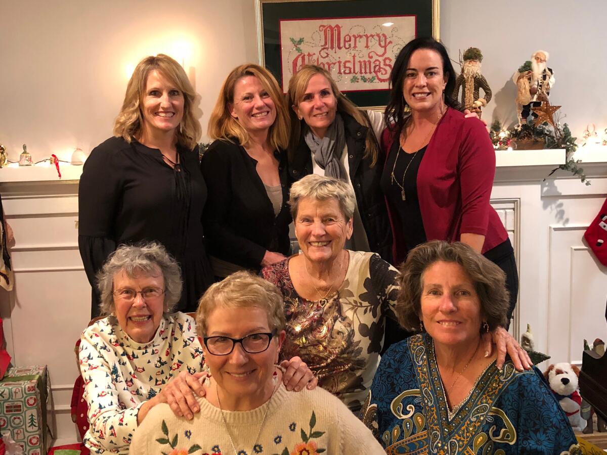 The O’Meara ladies and longtime guests of 50-plus years are pictured in 2021.