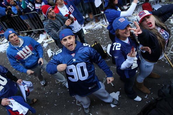 New York Giants Super Bowl victory parade