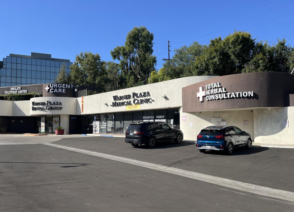 A medical building in Woodland Hills.