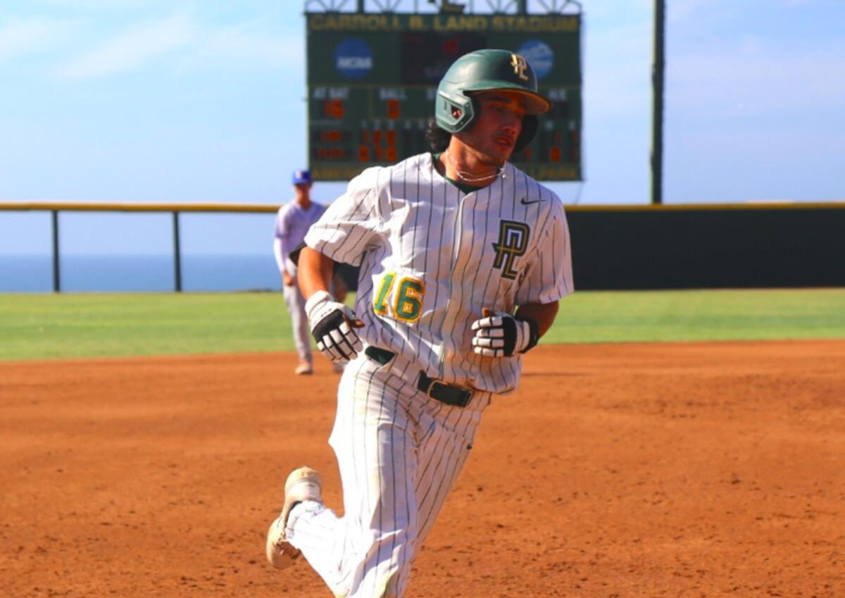 Point Loma Nazarene outfielder Esai Santos had four of the Sea Lions' eight hits Thursday afternoon against Hawaii Pacific.