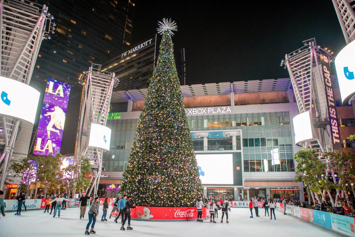 LA Kings Holiday Ice at L.A. LIVE, downtown Los Angeles.