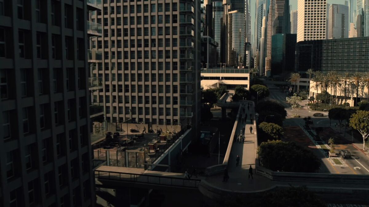 On the surface, at least, "Westworld's" futuristic Los Angeles is almost utopian. 