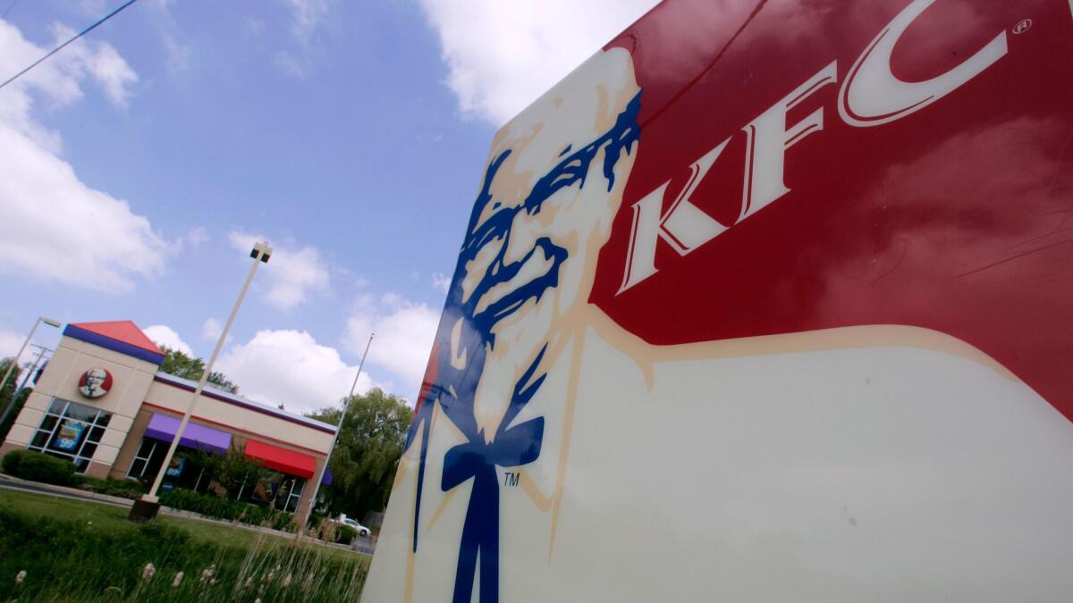 A KFC franchise in Chesterland, Ohio, in 2006.