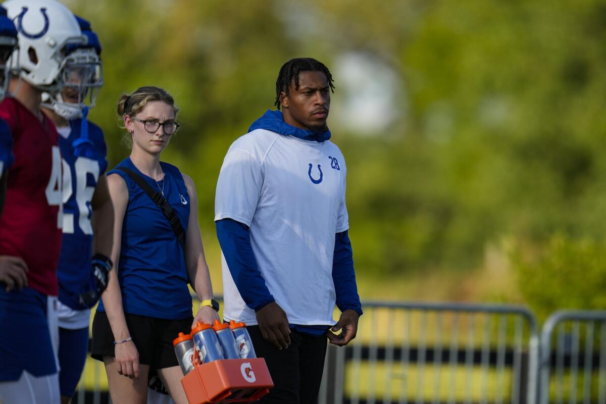 See photos from Indianapolis Colts training camp Monday