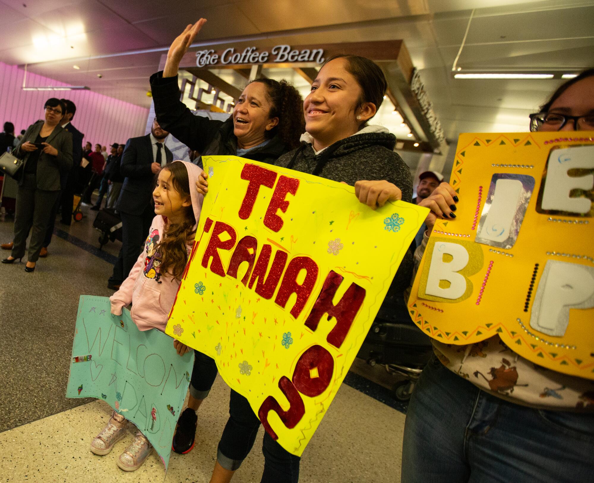 Family separation reunions at LAX