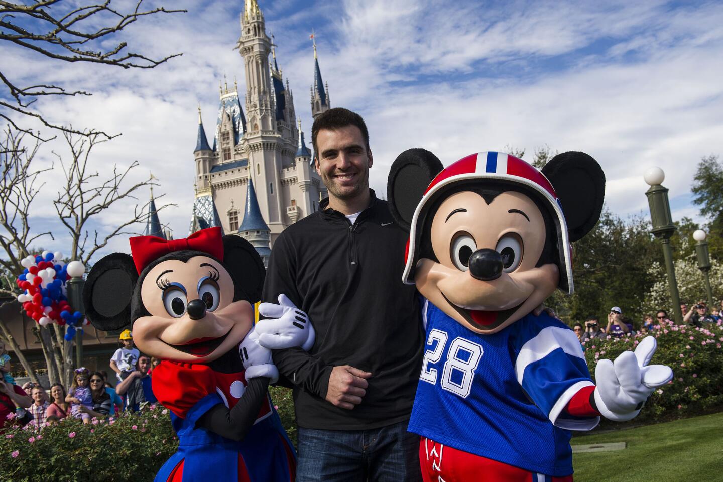 Joe Flacco Goes To Disney World