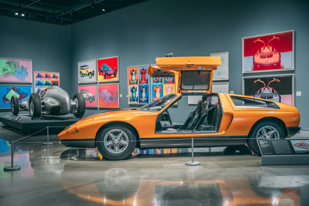 Inside moving exhibits at L A s Petersen Automotive Museum Los 