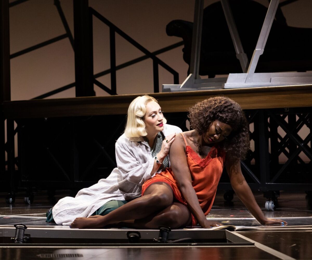 Eden Espinosa and Amber Iman perform in "Lempicka," which continues at the La Jolla Playhouse through Sunday, July 24.