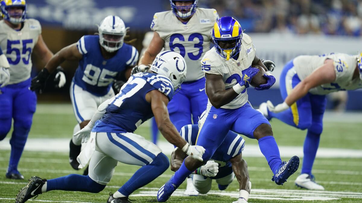 Rams injury update: How Sony Michel did in place of Darrell Henderson -  Turf Show Times