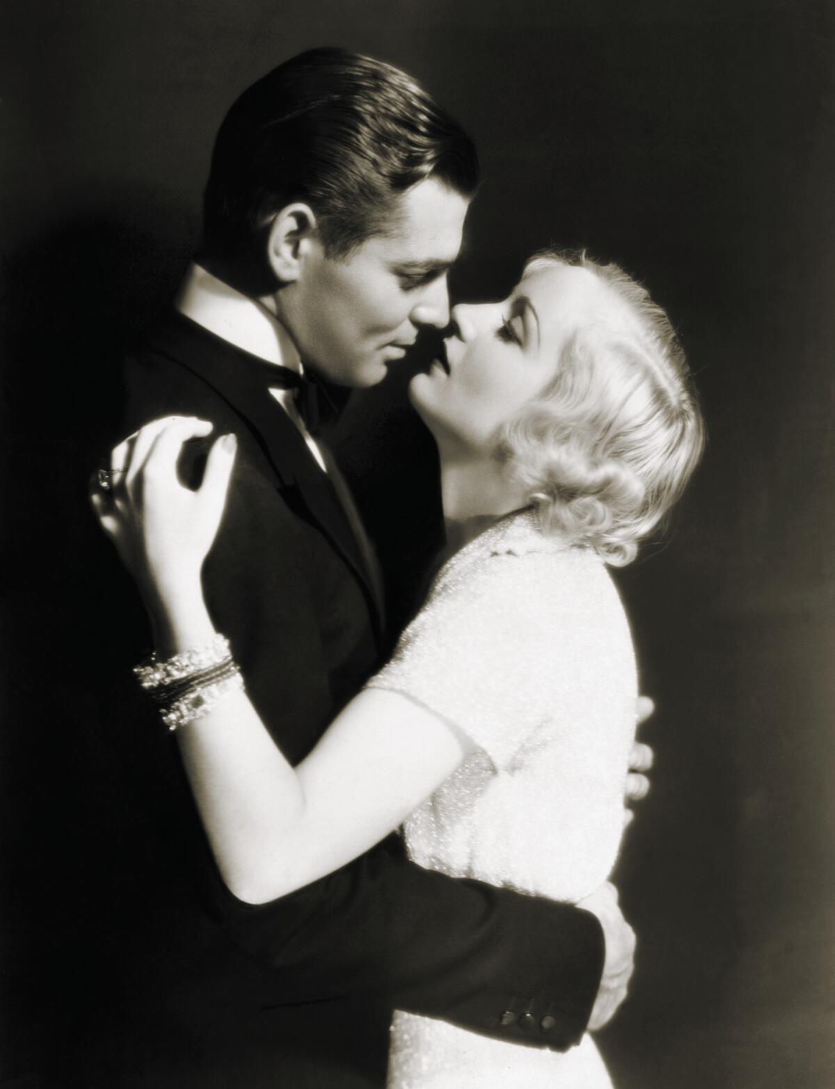Clark Gable and Carole Lombard. 
