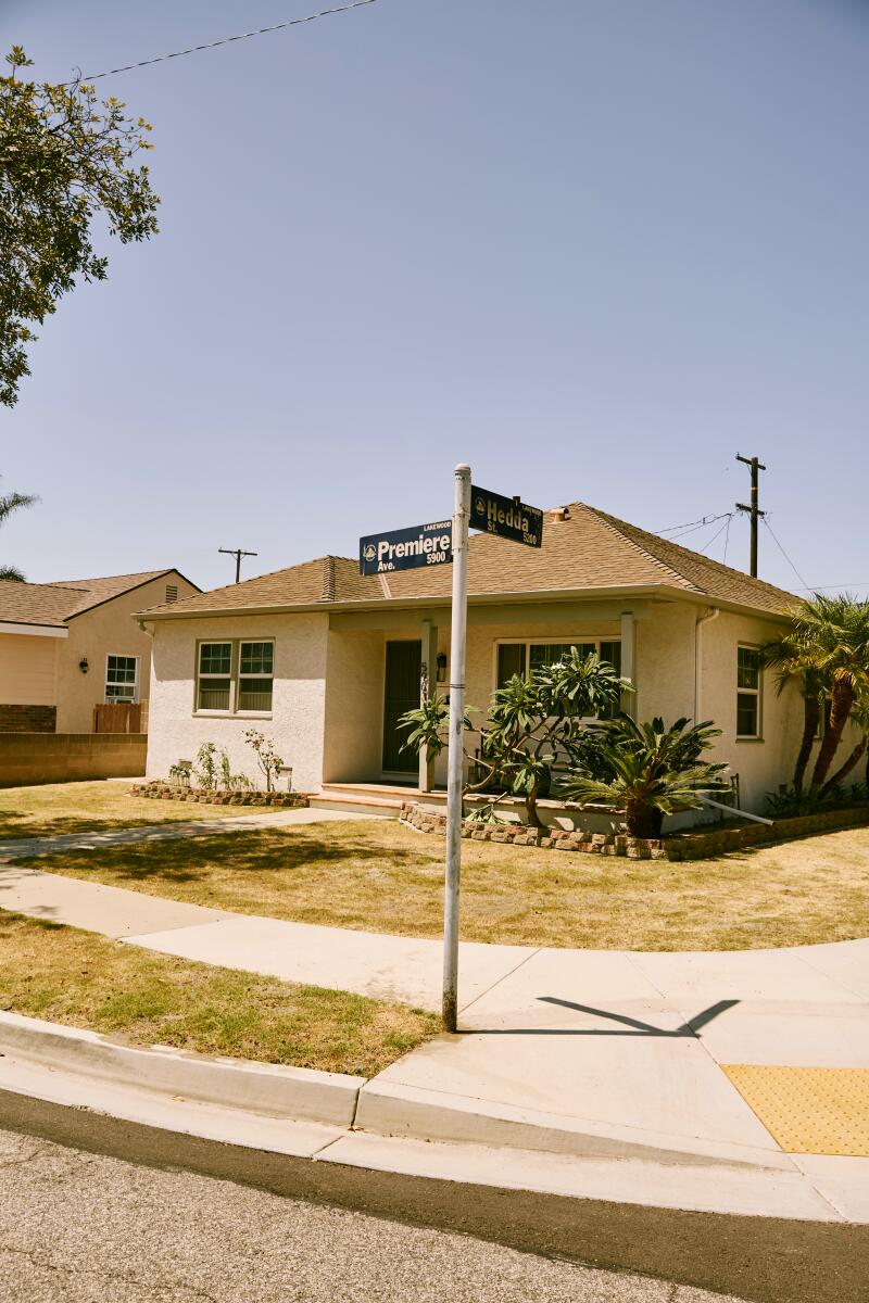 Exterior of a home in Lakewood, CA