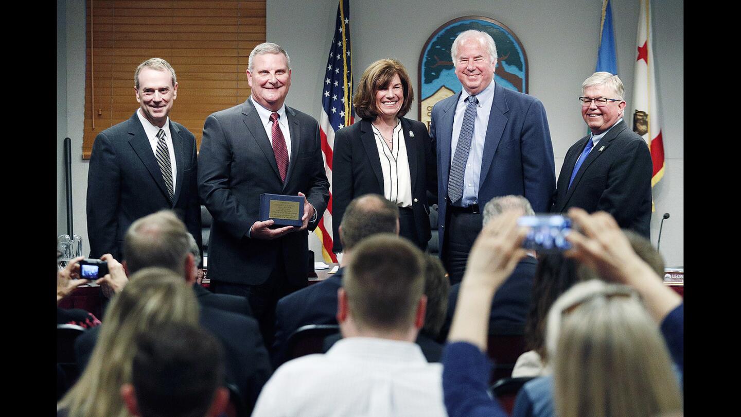 Photo Gallery: Mayoral changeover in La Canada Flintridge from Mike Davitt to Terry Walker