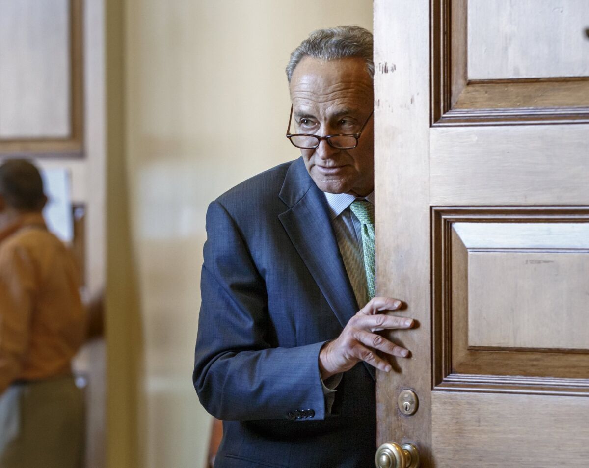 Sen. Charles Schumer (D-N.Y.): He and the other Democrats in Congress should stop hiding their role in passing Obamacare.