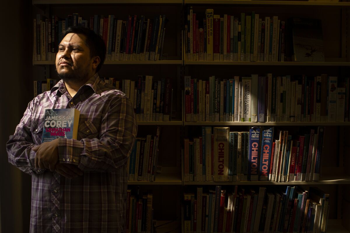 Frank Cervantes, is the Library Associate, at the Clara M. Jackson Branch, Kern County Library in McFarland. 