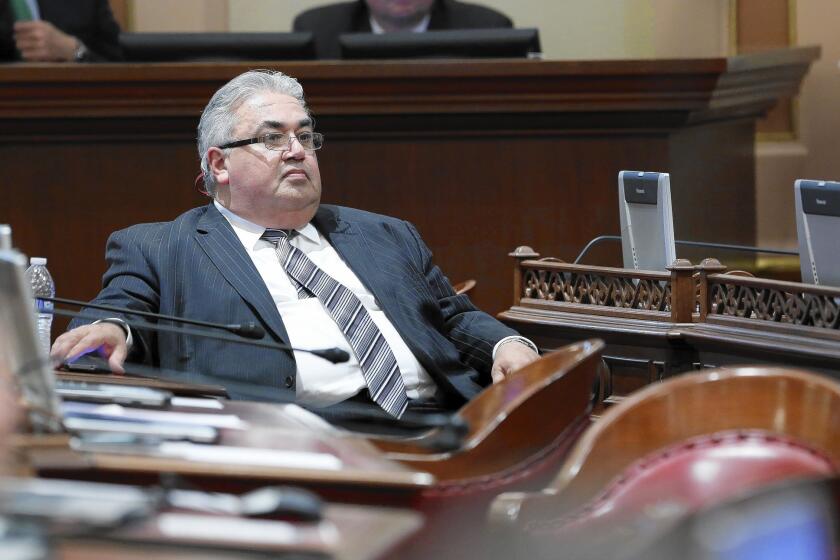State Sen. Ronald S. Calderon (D-Montebello) faces charges of bribery, fraud, money laundering and related offenses.