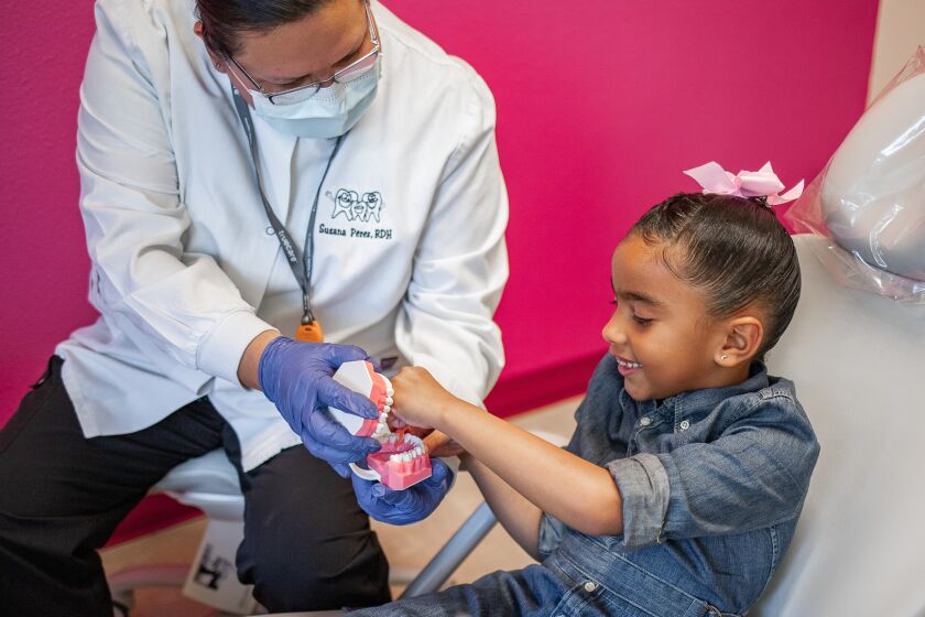 TrueCare opened a dental clinic for kids at its Mission Mesa campus, in Oceanside.
