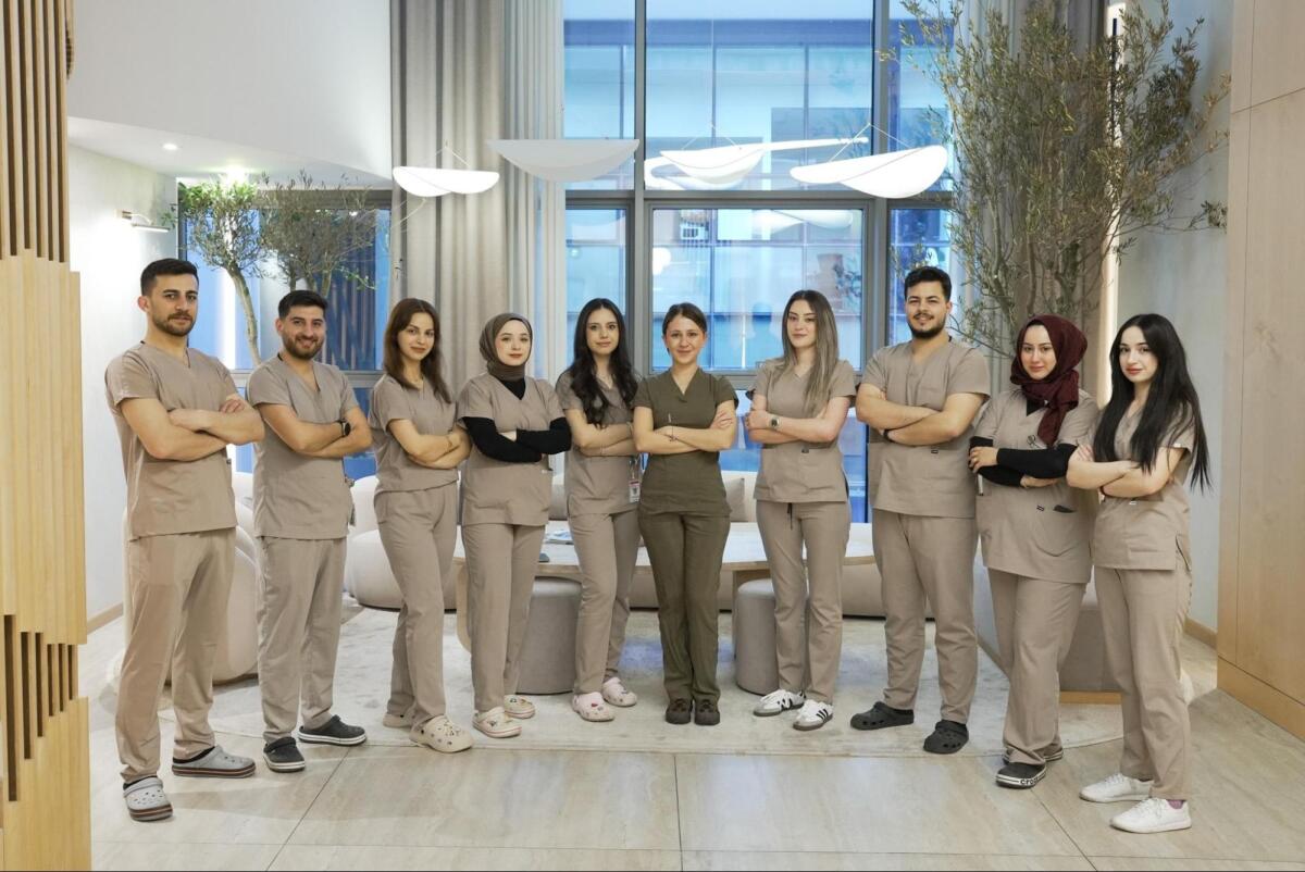 images from the Med Art Hair clinic in Turkey