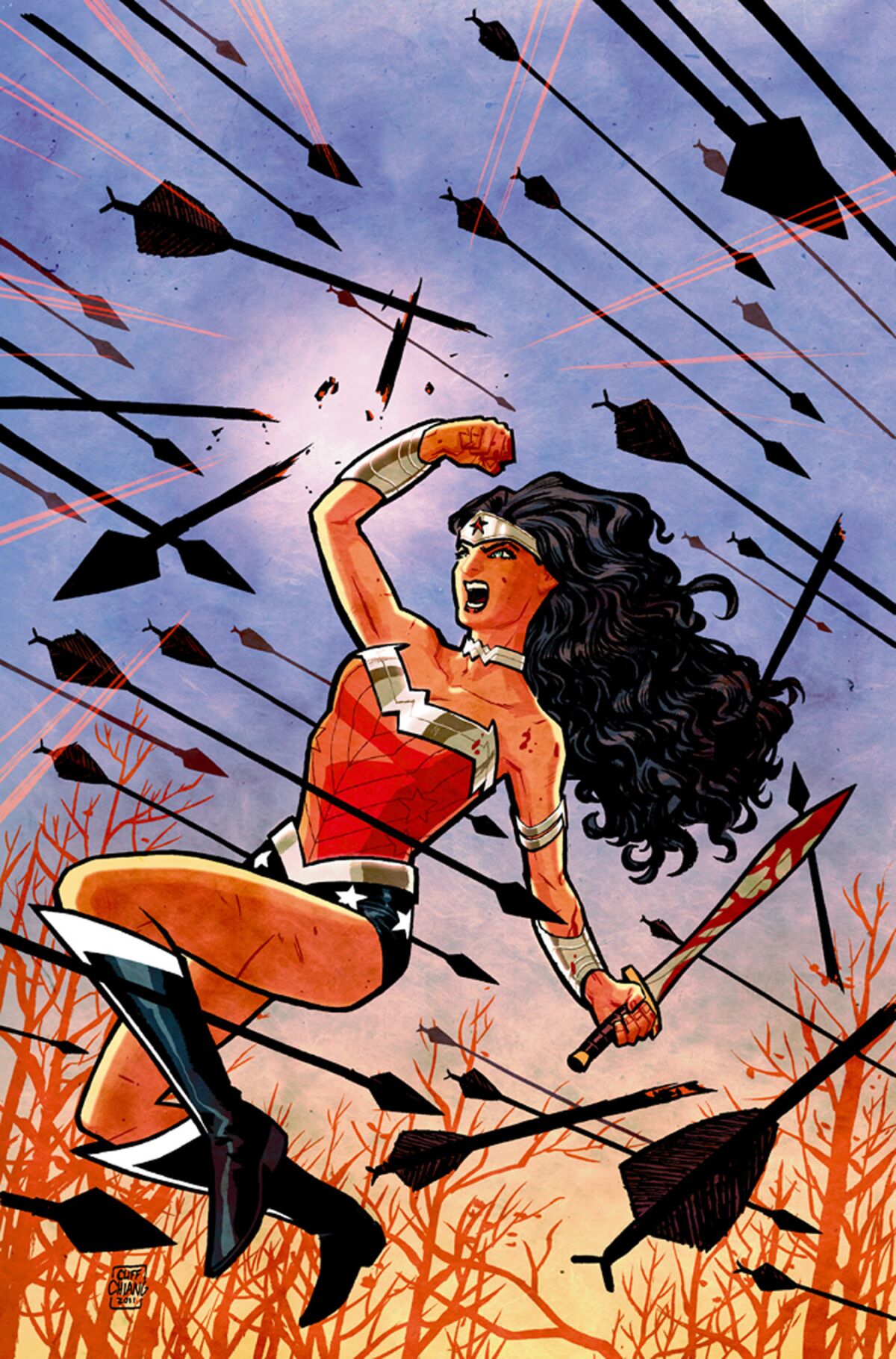Cover of "Wonder Woman" no. 1. (Cliff Chiang/DC Comics)