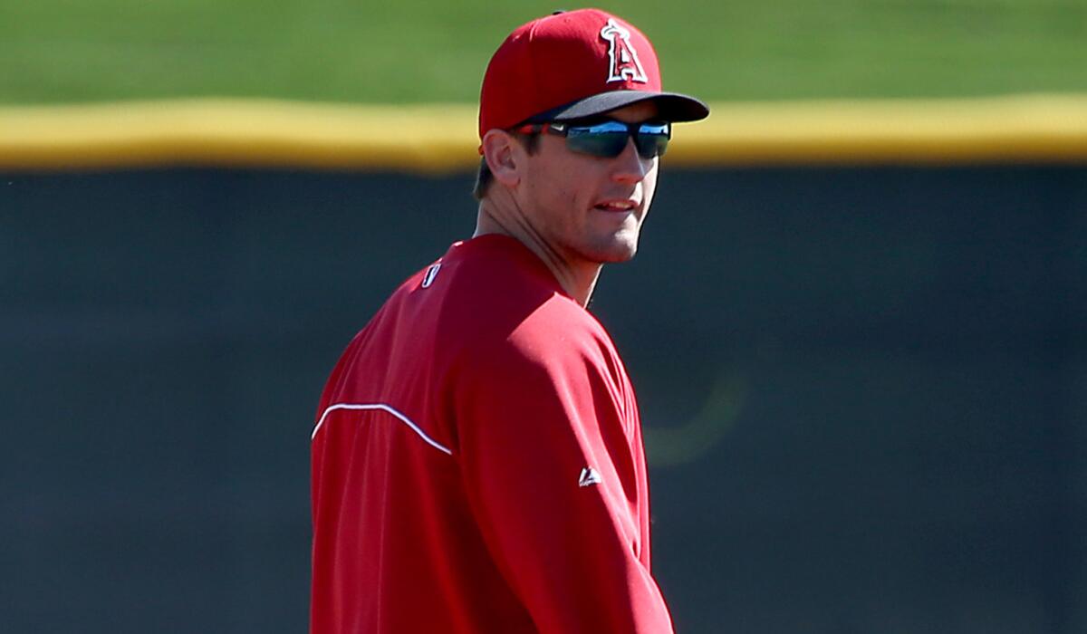Angels third baseman David Freese batted .260 with 10 home runs and 55 runs batted in last season.