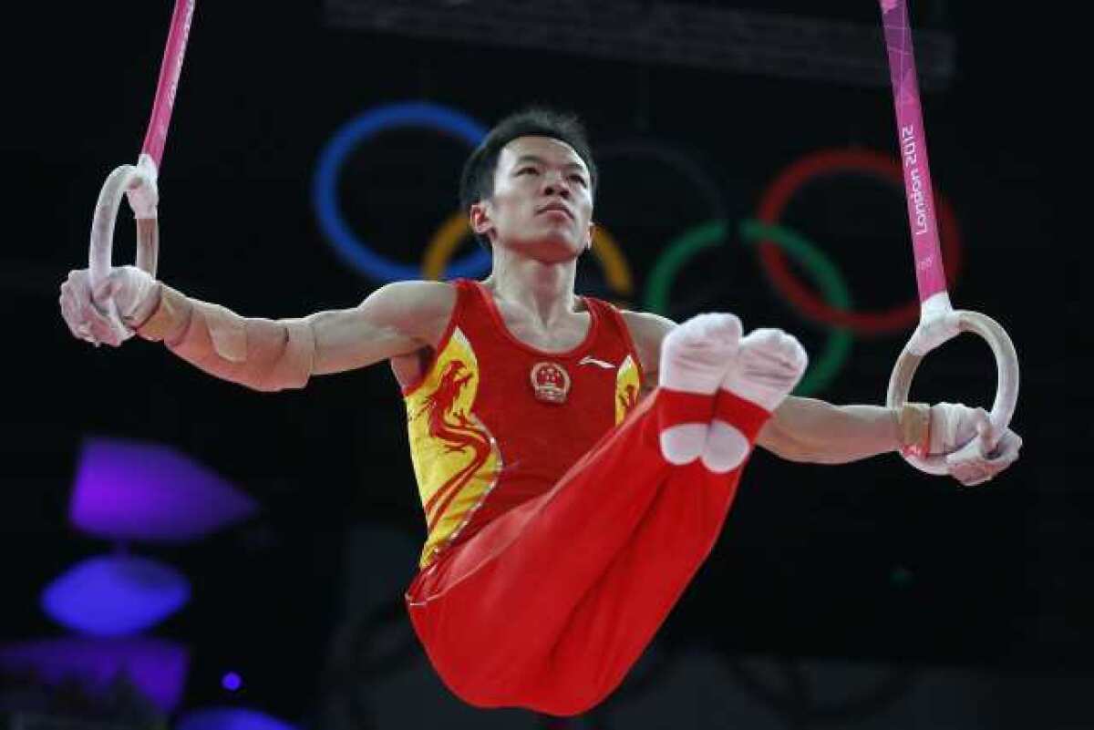 Yibing Chen helped China win the gold medal in men's team gymnastics.
