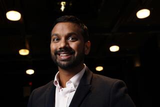 LOS ANGELES, CA-OCTOBER 9, 2017: Snehal Desai, the artistic director at East West Players, the Asian American theater based in Little Tokyo, is photographed inside the playhouse on October 9, 2017. (Mel Melcon/Los Angeles Times)