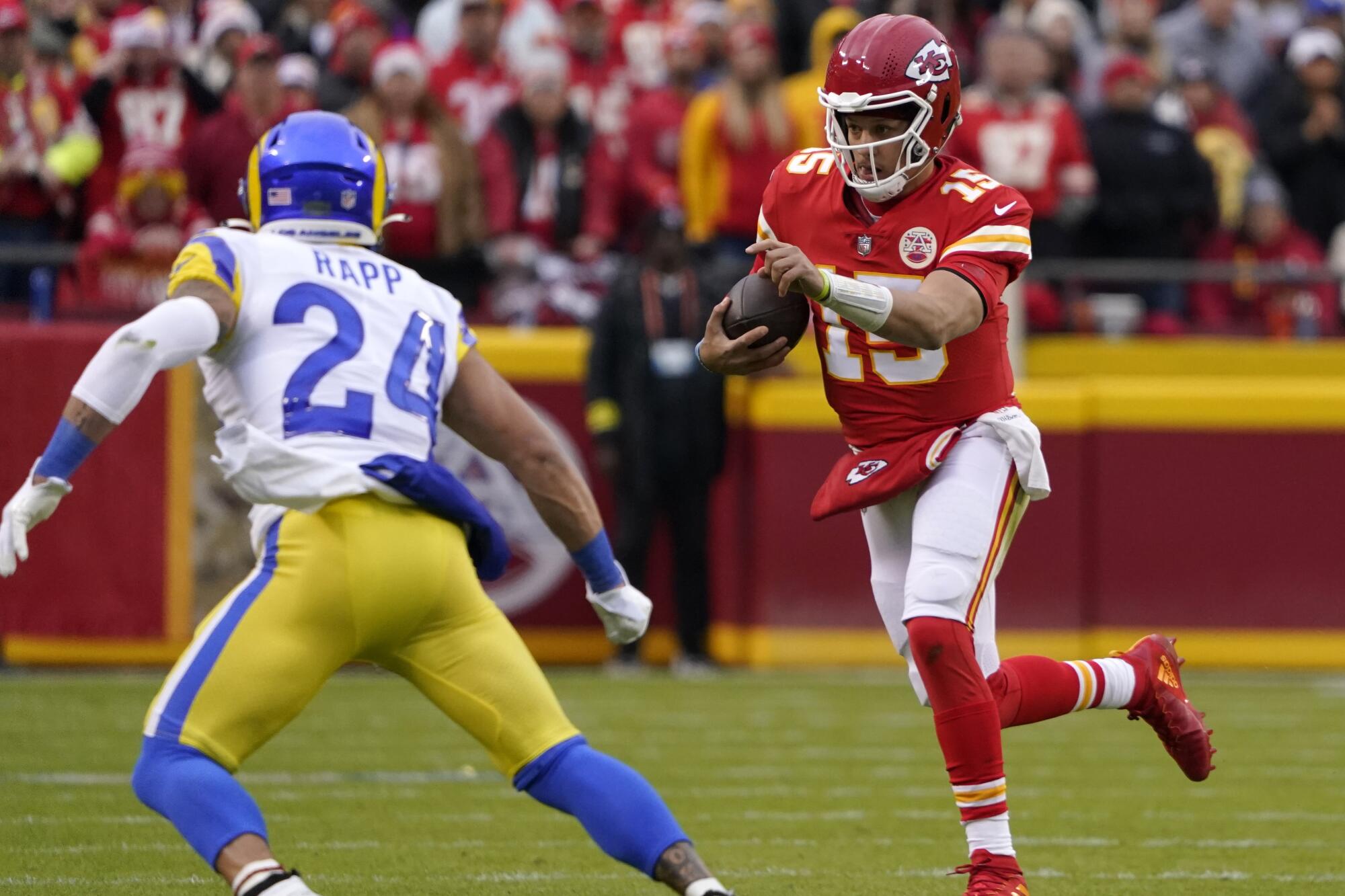 Undermanned Rams can't keep up with Patrick Mahomes, Chiefs - Los