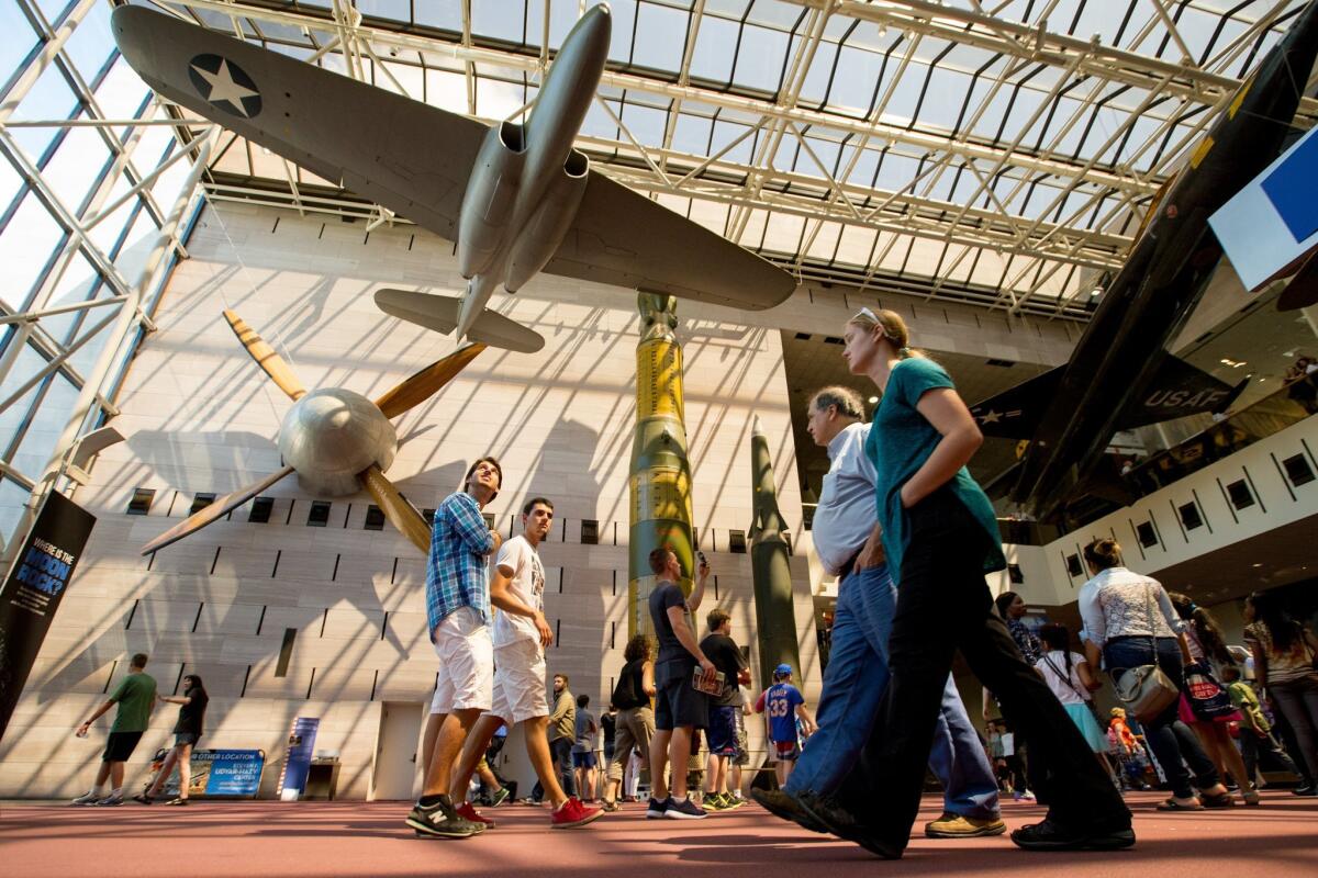 The Smithsonian National Air and Space Museum, Wednesday, Aug. 19, 2015, in Washington. (AP Photo/Andrew Harnik)