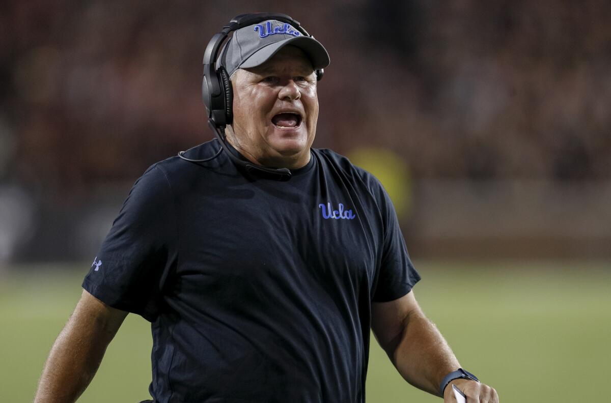 UCLA coach Chip Kelly isn't afraid to have his young players face tough competition.