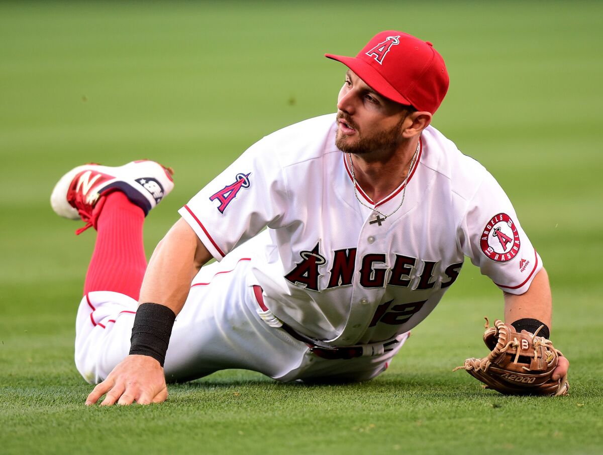 Second baseman Johnny Giavotella and the Angels have struggled this season and injuries are only compounding their woes.