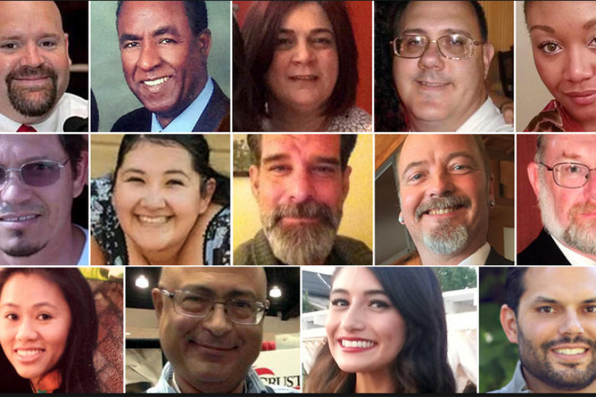 Fourteen people were killed in the San Bernardino shootings.