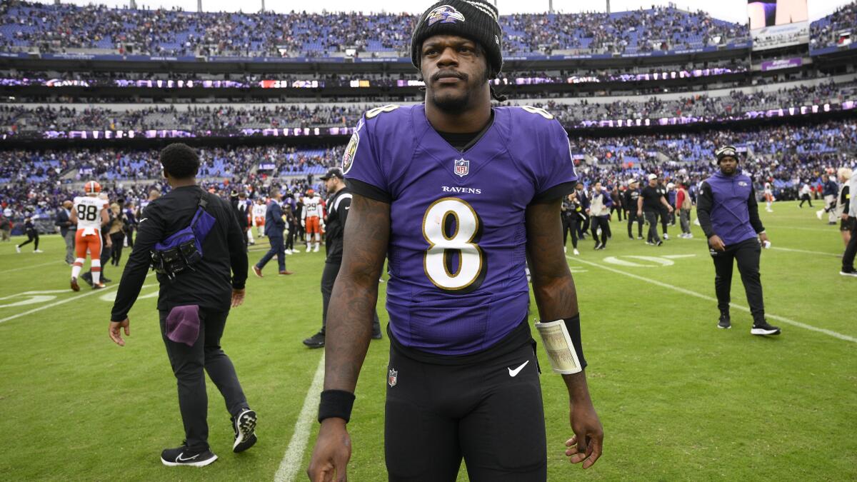 Lamar Jackson says he requested trade from Ravens - Los Angeles Times