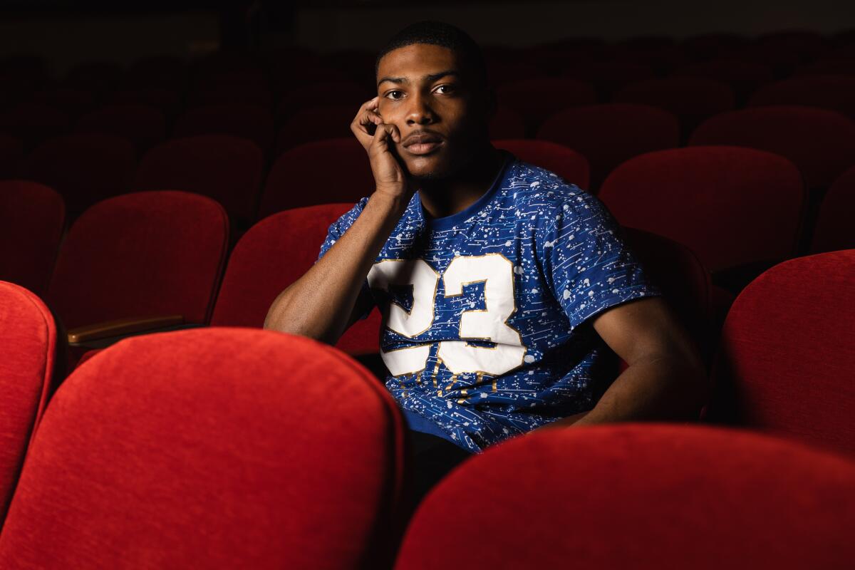 Hoover High senior Shakur Jackson wrote a play based on local Black pioneer Nathan Harrison. It premieres there Feb. 22.