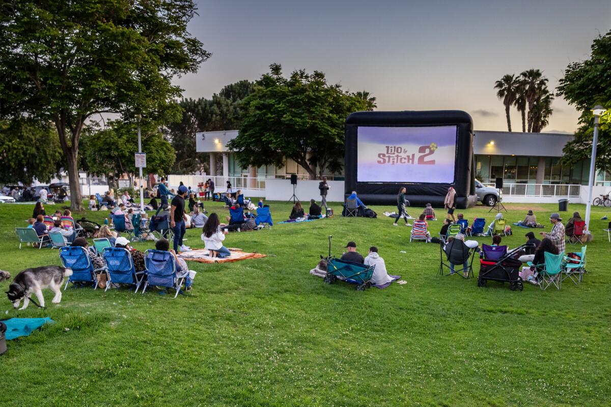 The Pacific Beach/Taylor Library is among local venues that hosts the county’s free Summer Movies in the Park series.