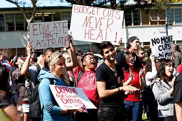 Education protests: Cal State Long Beach