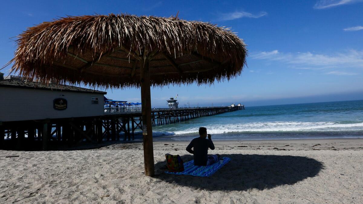 The San Clemente Pier came in No. 2 on Heal the Bay's annual top 10 Beach Bummer List. Shark sightings have closed stretches of the beach recently, but swimmers should also worry about bacteria levels.