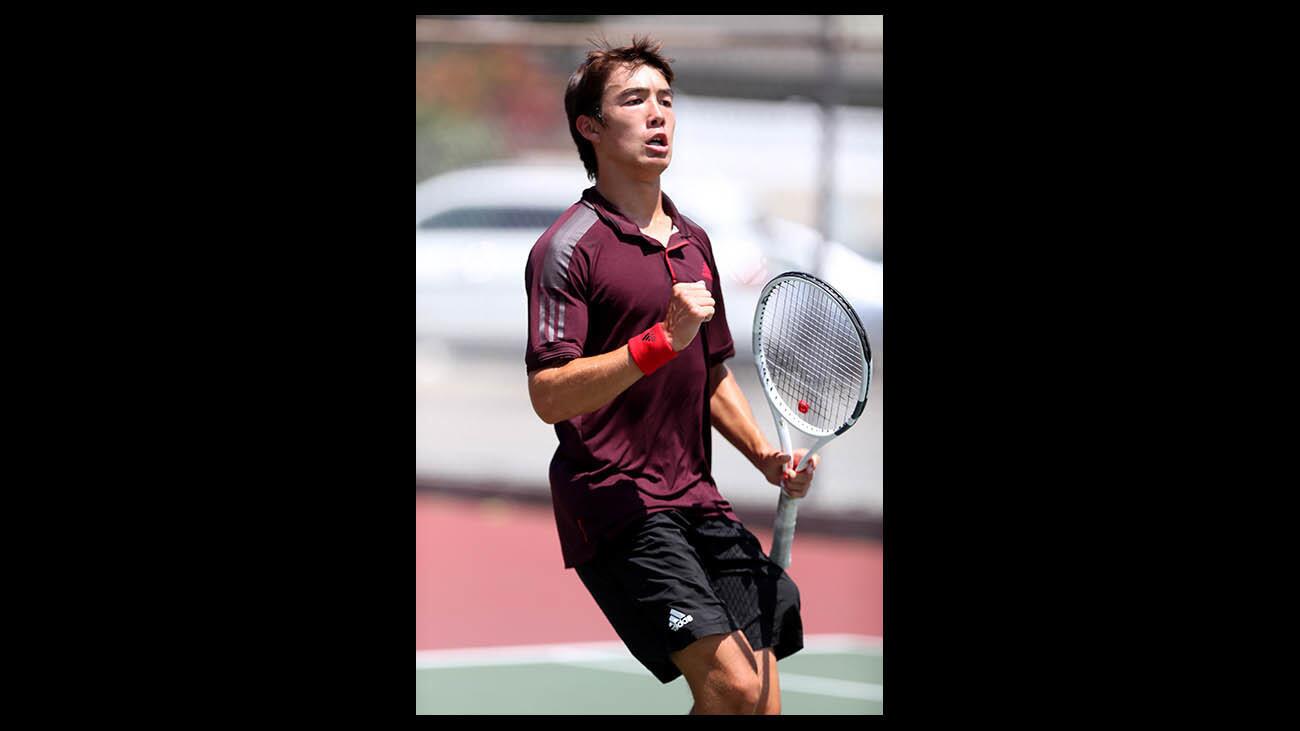 Photo Gallery: La Cañada High boys' tennis in Rio Hondo League championships