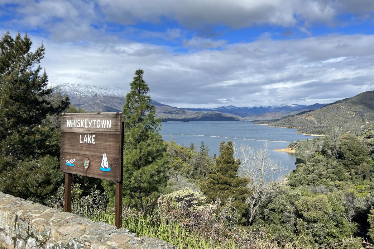 Whiskeytown Lake.